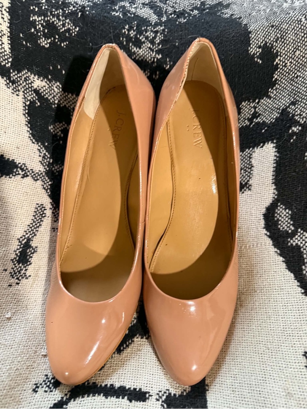 J. Crew Women's Silvia Patent Leather Pointed-Toe Pumps size 12